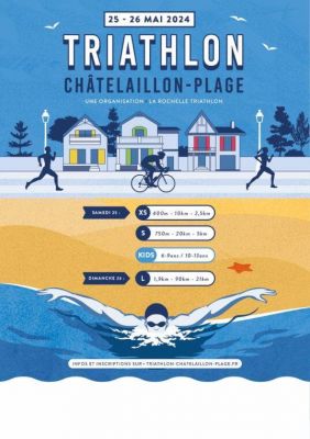 Les 25 & 26 mai : Triathlon de Châteilailon-Plage