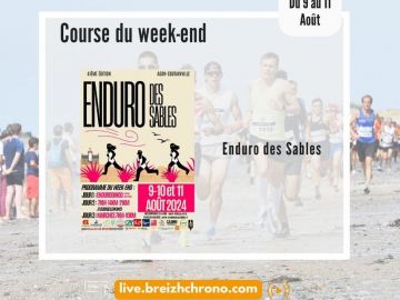 Ce week-end, un événement au programme : l'Enduro Pedestre des Sables !

Retrouvez le live sur le lien ➡️ live.breizhchrono.com 🌐
ou bien sur notre...